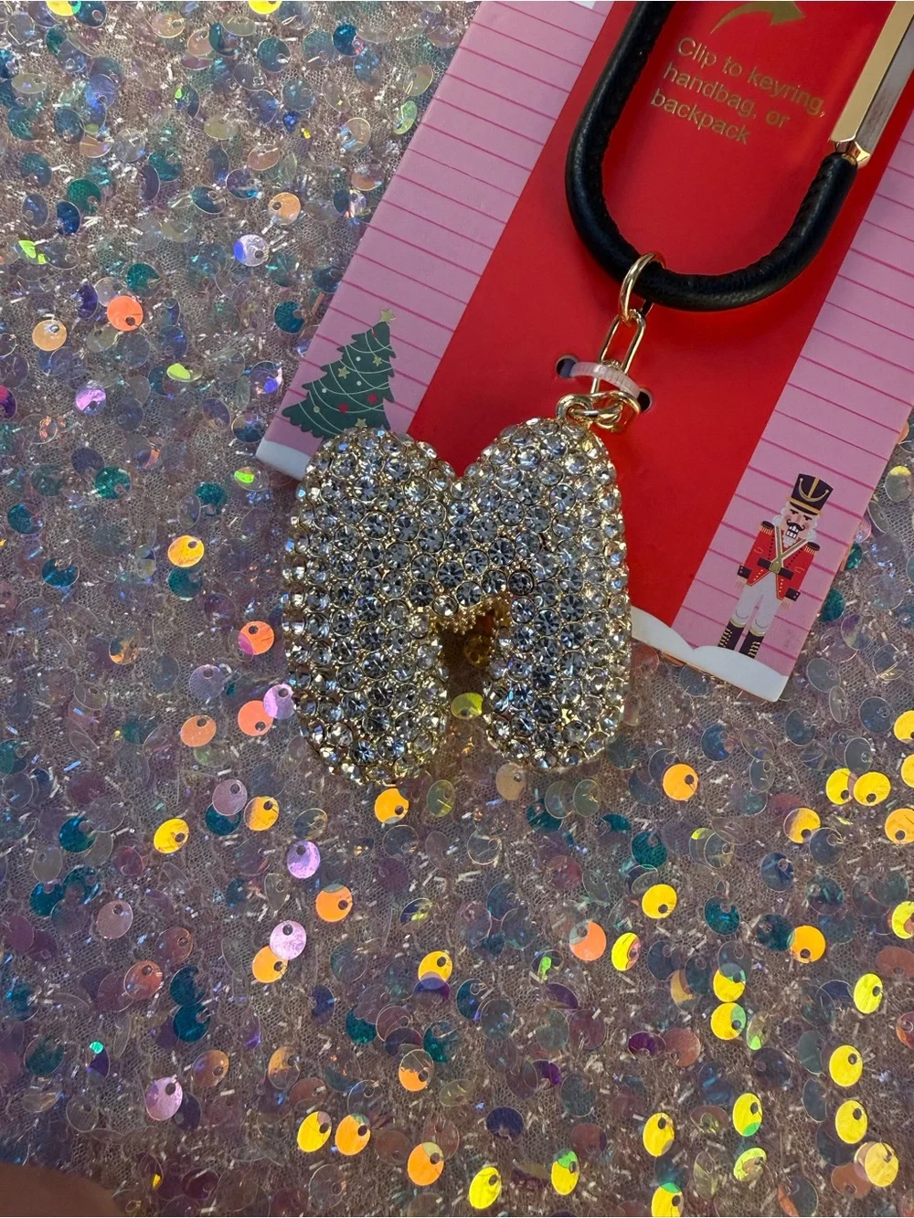 NWT ✨💎 Piper K 💎✨ ‘M’ Initial Bag Charm/Keychain